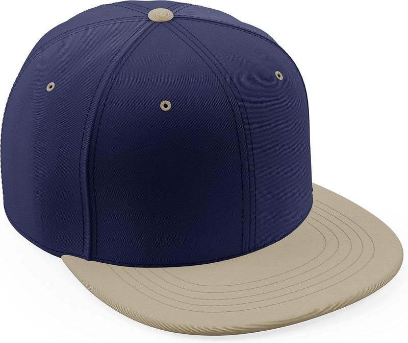 Daxton Store Classic Blank Snapback Flat Bill Visor Hat Cap One Size Adjustable Back - Image 1